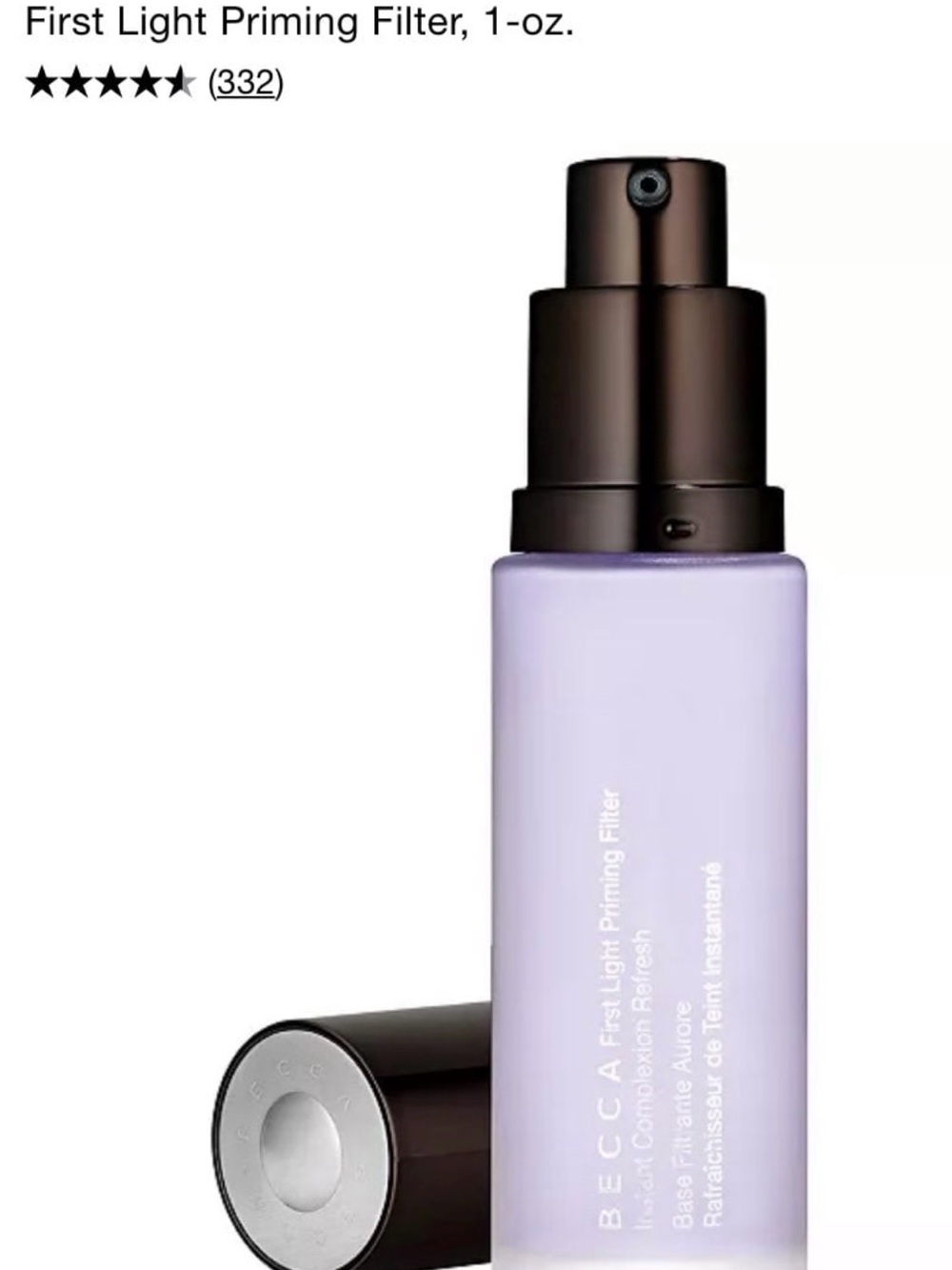 BECCA First Light Priming Filter - Lavender - Picture 2 of 4